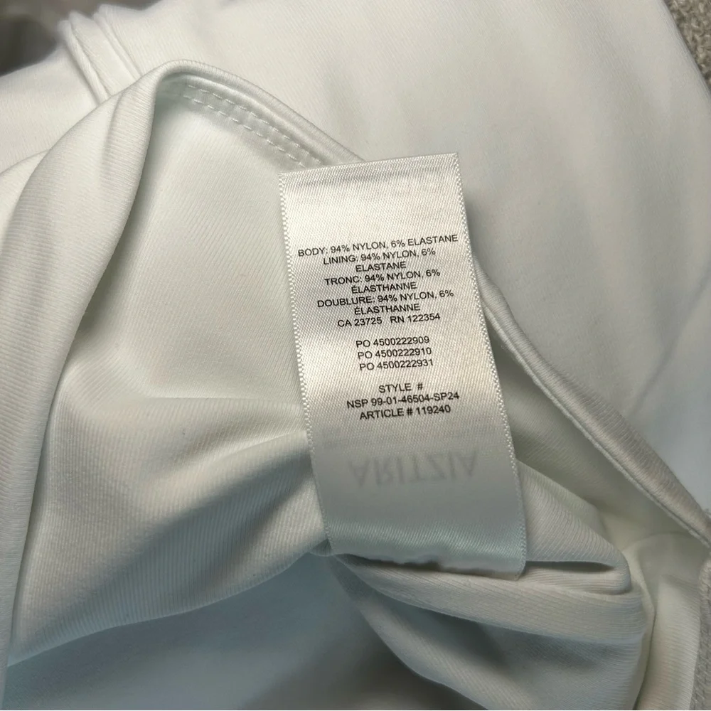 NWT New Aritzia Contour Off-shoulder Longsleeve Top White Size Small - Picture 9 of 9